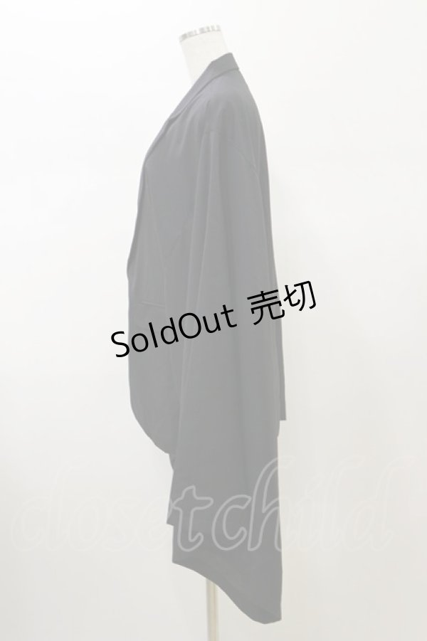 画像3: ankoROCK / キモノアームテーラードジャケット ショート＆ビッグ one size 黒 H-26-02-13-030-PU-JA-AK-ZH (3)