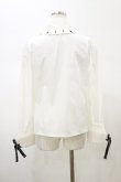 画像2: Moi-meme-Moitie / グログランリボンブラウス  オフホワイト H-26-02-13-040-MO-BL-KB-ZH (2)