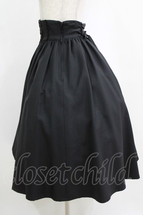画像2: Innocent World / ハイウエストスカート Free ブラック H-26-02-14-003-IW-SK-NS-ZH (2)