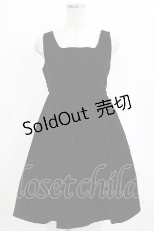 画像: EATME / ベルベットジャンパースカート M ブラック H-26-02-14-025-LO-OP-NS-ZH