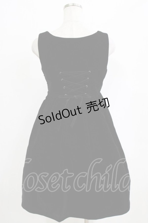 画像3: EATME / ベルベットジャンパースカート M ブラック H-26-02-14-025-LO-OP-NS-ZH (3)