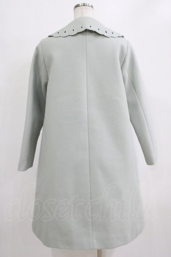 画像3: Fi.n.t / カットワーク衿コート Free BLUE H-26-02-14-026-CA-CO-NS-ZH (3)