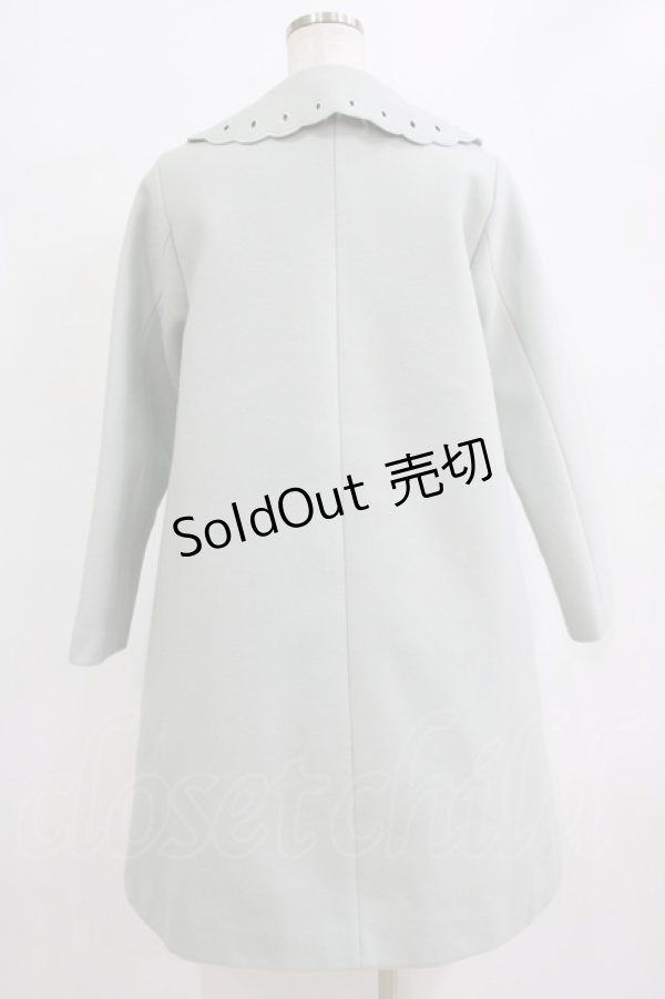 画像3: Fi.n.t / カットワーク衿コート Free BLUE H-26-02-14-026-CA-CO-NS-ZH (3)