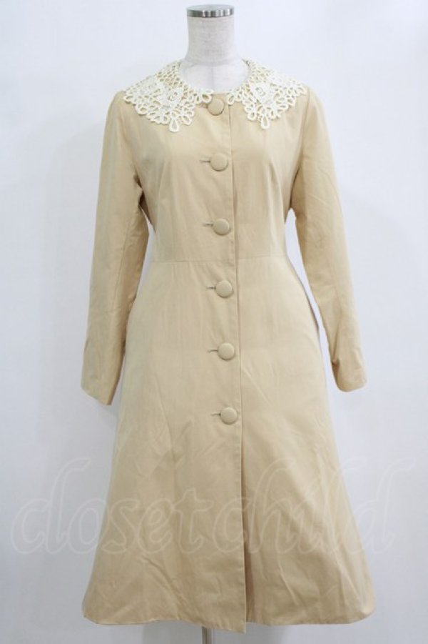 画像1: an another angelus / レース襟スプリングコート Free イエロー H-26-02-14-027-CA-CO-NS-ZH (1)