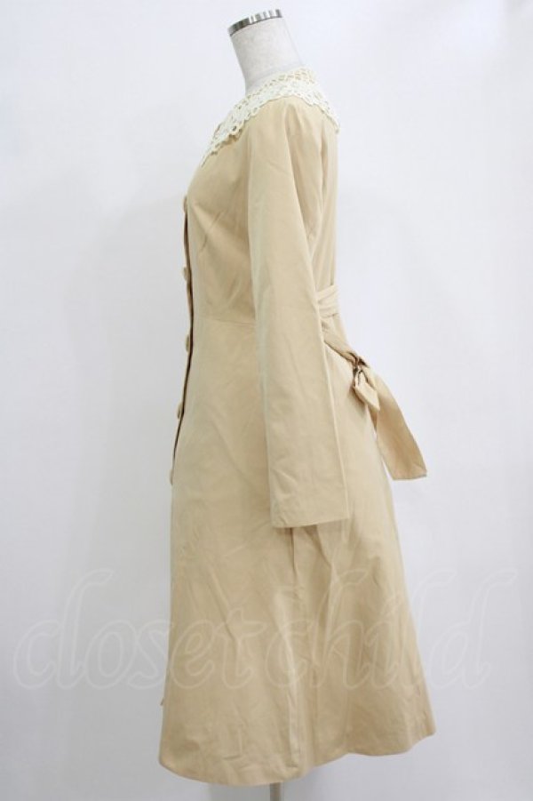 画像2: an another angelus / レース襟スプリングコート Free イエロー H-26-02-14-027-CA-CO-NS-ZH (2)