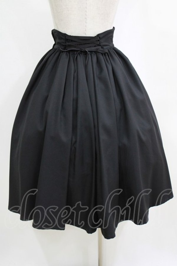 画像3: Innocent World / ハイウエストスカート Free ブラック H-26-02-14-003-IW-SK-NS-ZH (3)