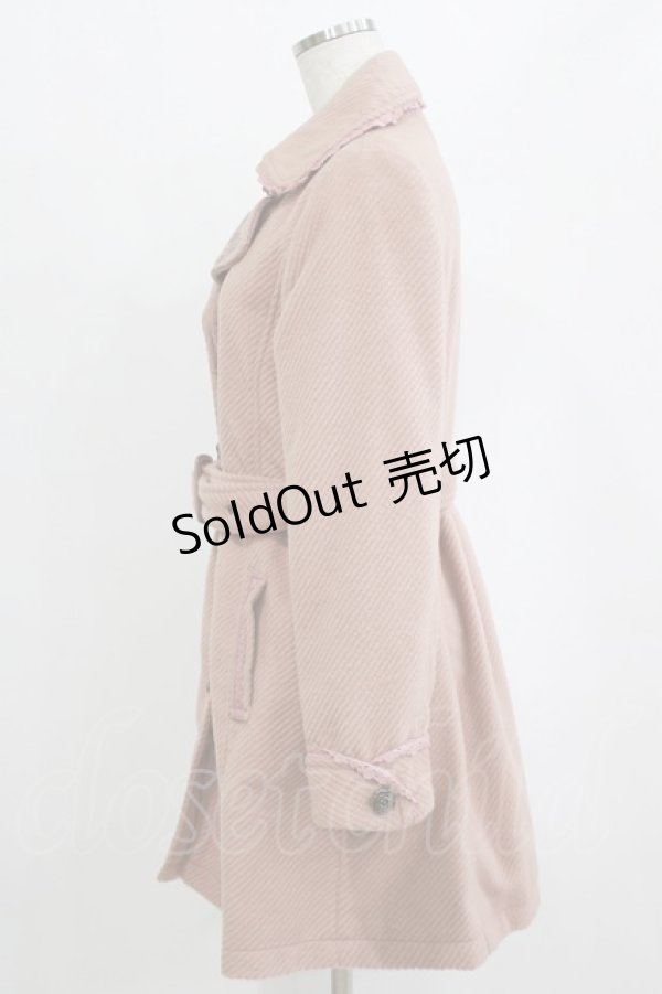 画像2: axes femme / ローズ釦コート M ピンク H-26-02-14-031-AX-CO-NS-ZH (2)
