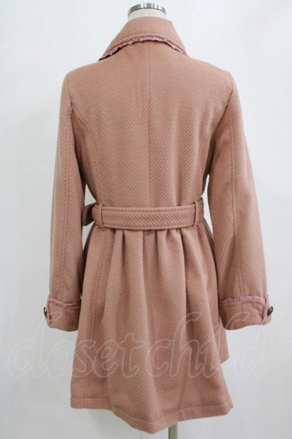 画像3: axes femme / ローズ釦コート M ピンク H-26-02-14-031-AX-CO-NS-ZH (3)