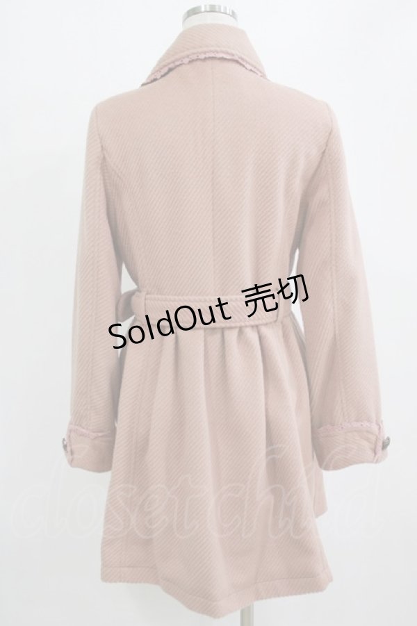 画像3: axes femme / ローズ釦コート M ピンク H-26-02-14-031-AX-CO-NS-ZH (3)