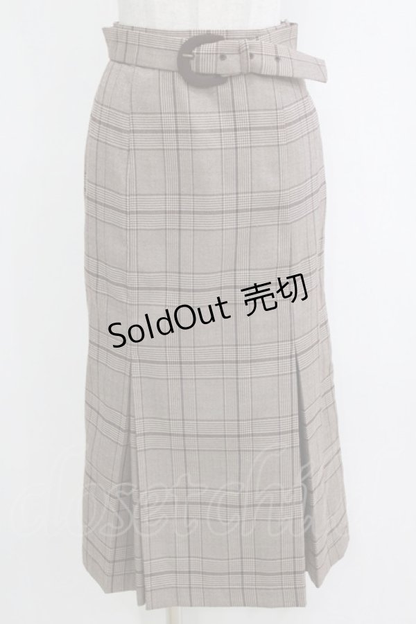 画像1: an another angelus / インバーテッドプリーツチェックタイトスカート Free BROWN×BR H-26-02-14-034-CA-SK-NS-ZH (1)