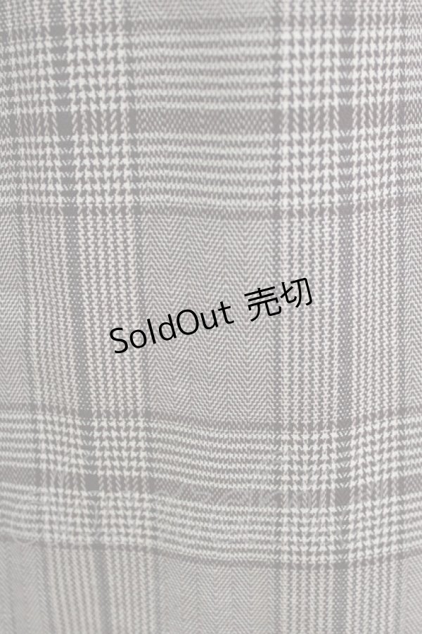 画像4: an another angelus / インバーテッドプリーツチェックタイトスカート Free BROWN×BR H-26-02-14-034-CA-SK-NS-ZH (4)