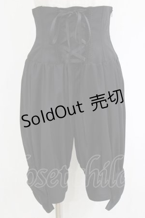 画像: ALICE and the PIRATES / コルセットパンツ (2012) Free ブラック H-26-02-14-035-PA-PA-NS-ZH