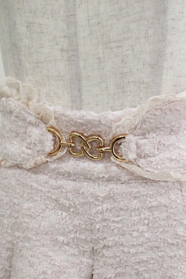 画像4: couture BY ROJITA / ビット付きフレアショートパンツ Free ピンク H-26-02-14-036-GO-PA-NS-ZH (4)