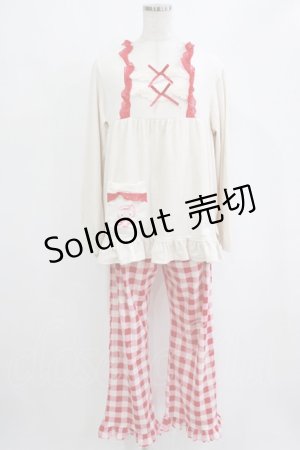 画像: m petit by misako / サンリオキャラクターズコラボ/ハローキティ/ルームウエア M オフ H-26-02-14-037-LO-OP-NS-ZH