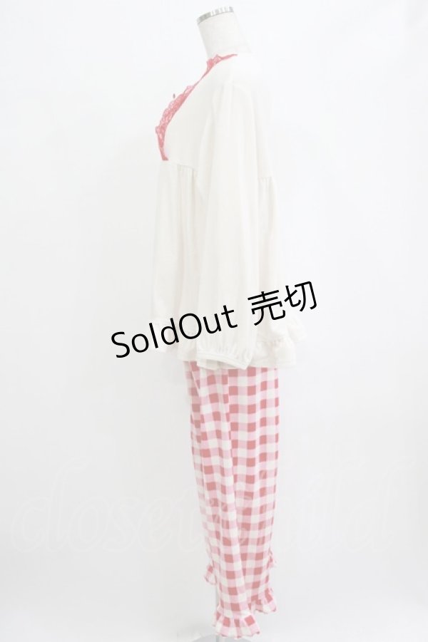 画像2: m petit by misako / サンリオキャラクターズコラボ/ハローキティ/ルームウエア M オフ H-26-02-14-037-LO-OP-NS-ZH (2)