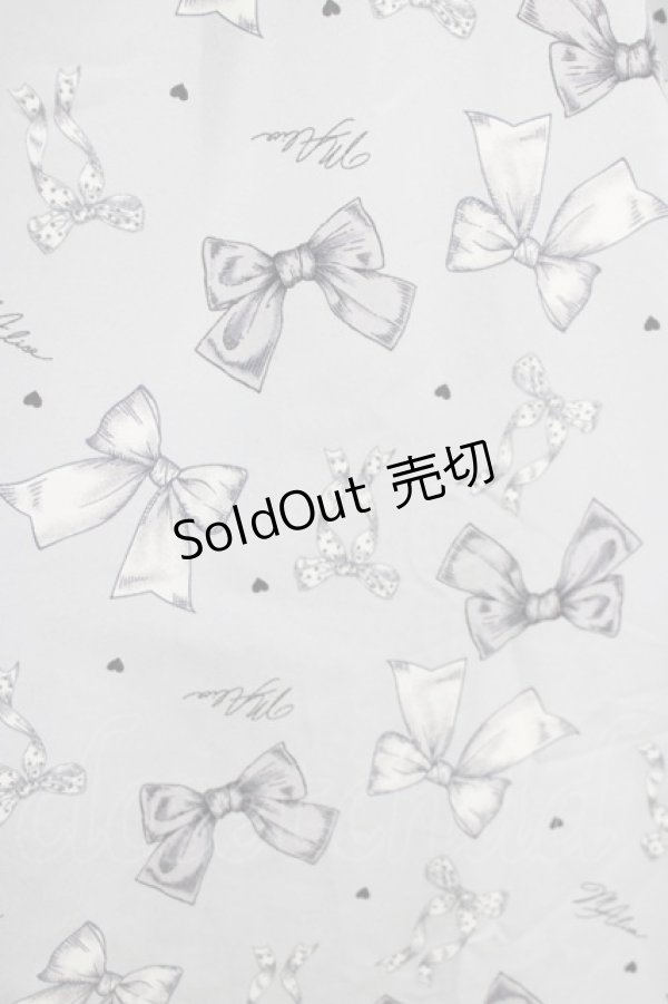 画像4: Lovely Tency / 眞白ありす/リボン柄襟付きワンピース LL ブルー H-26-02-14-004-GO-OP-NS-ZH (4)