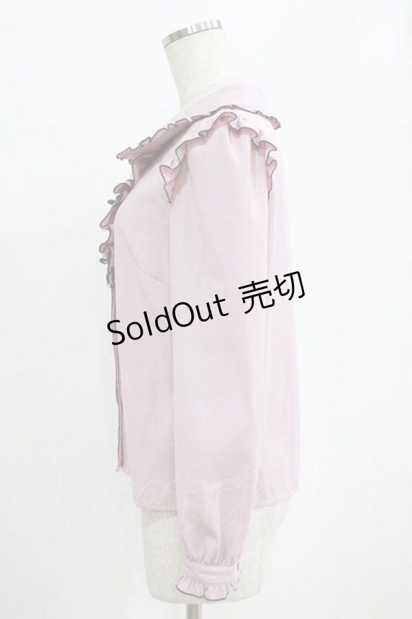 画像2: Secret Honey / フリルリボンブラウス Free ピンク H-26-02-14-042-CA-BL-NS-ZH (2)