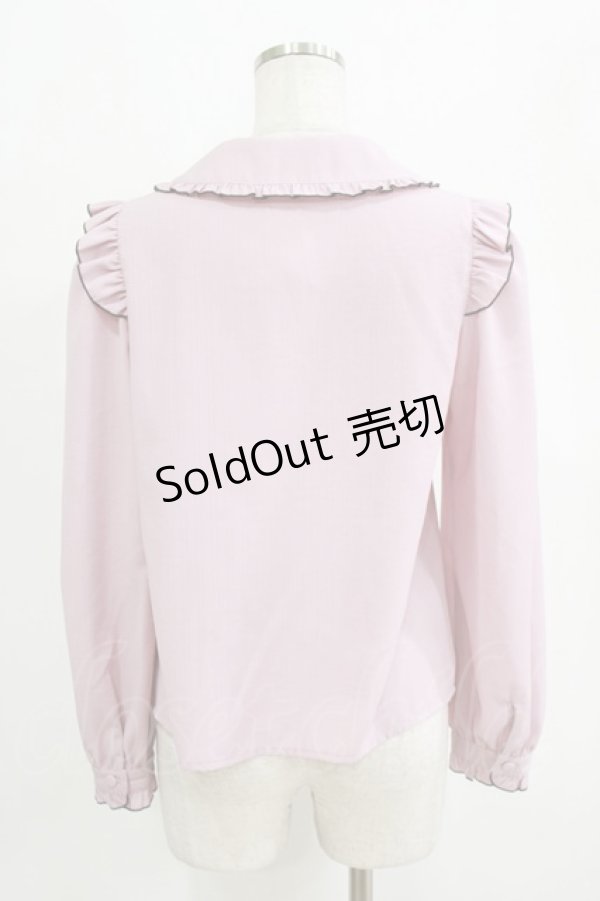 画像3: Secret Honey / フリルリボンブラウス Free ピンク H-26-02-14-042-CA-BL-NS-ZH (3)