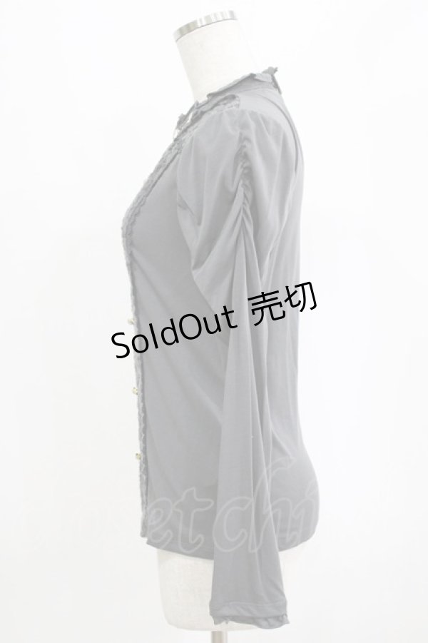 画像2: axes femme / レース切替プルオーバー M グレー H-26-02-14-050-AX-TO-NS-ZH (2)