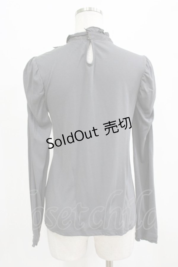 画像3: axes femme / レース切替プルオーバー M グレー H-26-02-14-050-AX-TO-NS-ZH (3)