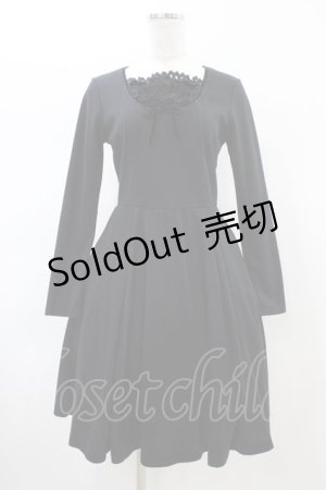 画像: Emily Temple cute / ヨークレースワンピース  ブラック H-26-02-14-1037-ET-OP-KB-ZH