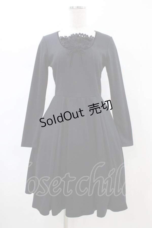 画像1: Emily Temple cute / ヨークレースワンピース  ブラック H-26-02-14-1037-ET-OP-KB-ZH (1)