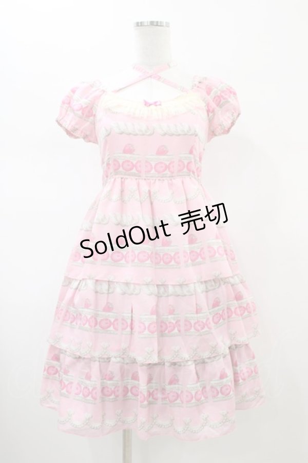 画像1: Emily Temple cute / ケーキ＆クリームワンピース  ピンク H-26-02-14-1038-ET-OP-KB-ZH (1)