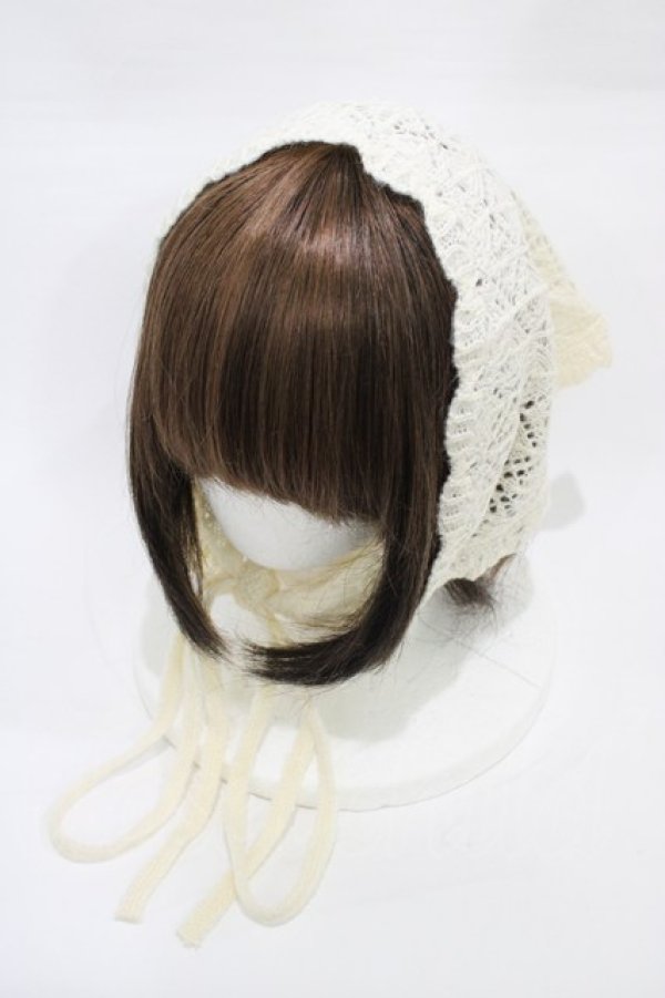 画像1: Candy Stripper / 【益若つばさ】LACY BABUSHKA  アイボリー H-26-02-14-1004-PU-AC-KB-ZH (1)