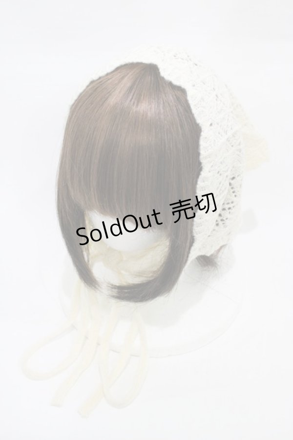 画像1: Candy Stripper / 【益若つばさ】LACY BABUSHKA  アイボリー H-26-02-14-1004-PU-AC-KB-ZH (1)