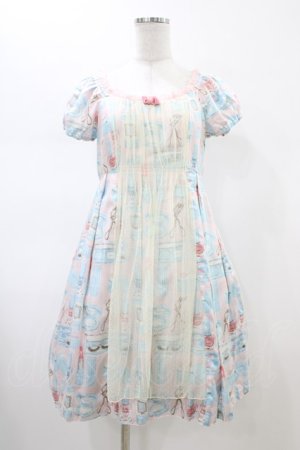 画像: Emily Temple cute / コスメプリントワンピース  ピンク H-26-02-14-1040-ET-OP-KB-ZH