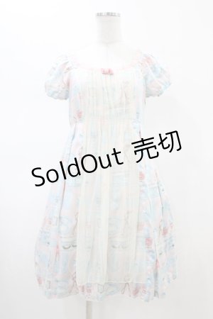 画像: Emily Temple cute / コスメプリントワンピース  ピンク H-26-02-14-1040-ET-OP-KB-ZH