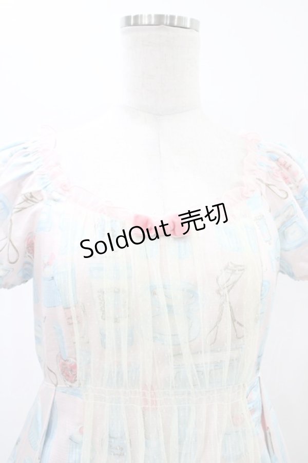 画像3: Emily Temple cute / コスメプリントワンピース  ピンク H-26-02-14-1040-ET-OP-KB-ZH (3)