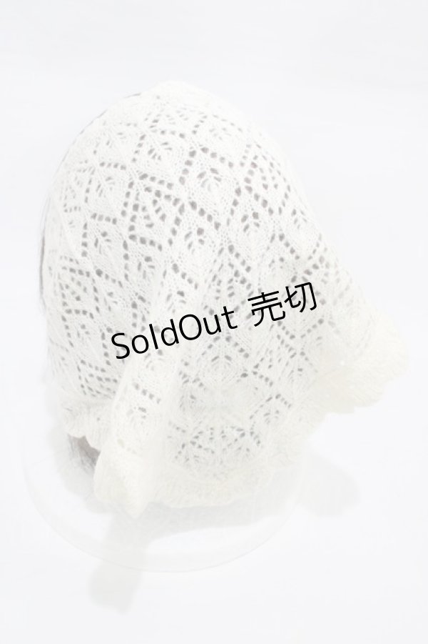 画像2: Candy Stripper / 【益若つばさ】LACY BABUSHKA  アイボリー H-26-02-14-1004-PU-AC-KB-ZH (2)