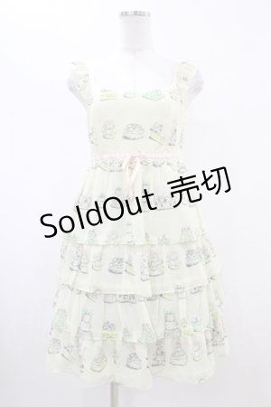 画像: Emily Temple cute / アソートケーキノースリーブワンピース  クリーム H-26-02-14-1044-ET-OP-KB-ZH