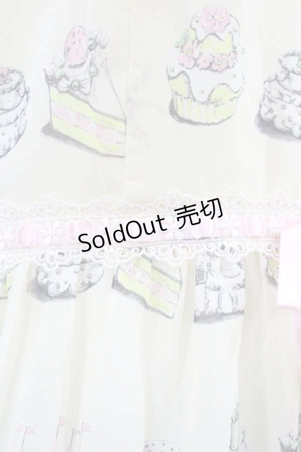 画像3: Emily Temple cute / アソートケーキノースリーブワンピース  クリーム H-26-02-14-1044-ET-OP-KB-ZH (3)