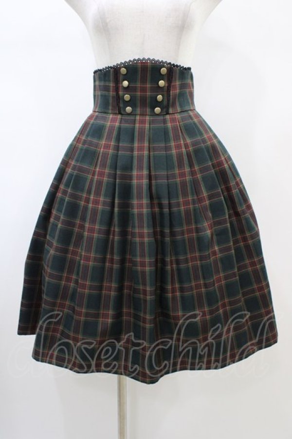 画像1: Sheglit / "Chelsea"タックスカート  グリーン H-26-02-14-1045-EL-SK-KB-ZH (1)