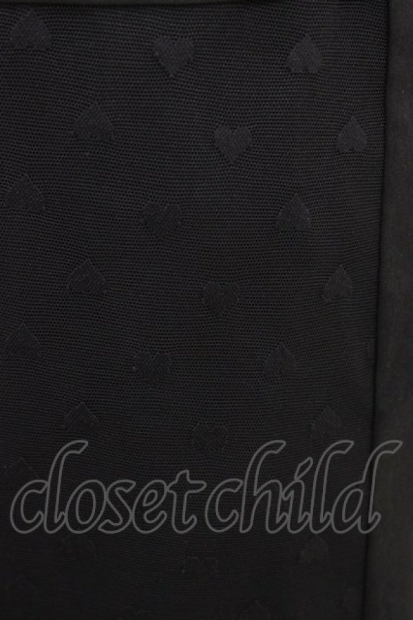 画像3: ACDC RAG / LOVE PUNKロングスカート  ブラック×ブラック H-26-02-14-1046-PU-SK-KB-ZH (3)