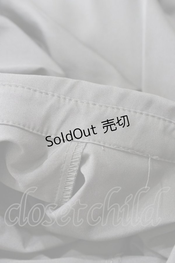 画像3: axes femme / 刺繍入りネクタイ付きブラウス  カーキ H-26-02-14-1049-AX-BL-KB-ZH (3)