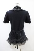画像2: FRILL / チョーカー風ホルターカットソー  ブラック H-26-02-14-1050-HN-TO-KB-ZH (2)
