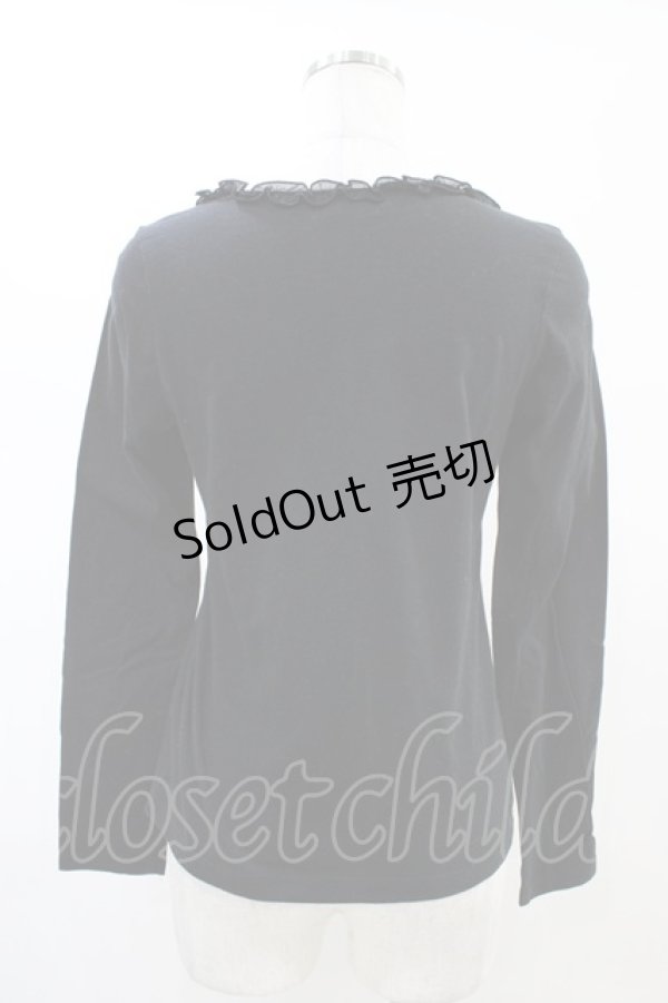 画像2: Emily Temple cute / イチゴクリームカットソー  ブラック H-26-02-14-1052-ET-TO-KB-ZH (2)