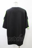 画像2: ACDC RAG / 渦雷T  ブラック×グリーン H-26-02-14-1055-PU-TO-KB-ZH (2)