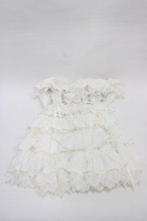 画像: OZZ ANGELO / レースフリル姫袖アームカバー  白 H-26-02-14-1008-OO-ZA-KB-ZH