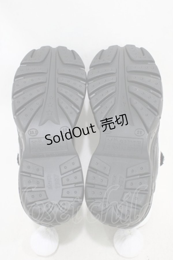 画像3: YOSUKE / パンダ厚底スニーカー 23 ホワイトブラック H-26-02-14-1001-PU-SH-KB-ZH (3)