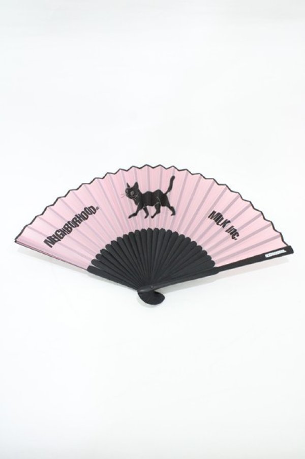 画像1: MILKBOY / NEIGHBORHOOD x MILKBOY FOLDING FAN  ピンク H-26-02-14-1012-MB-ZA-KB-ZH (1)