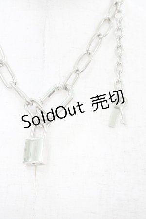 画像: MILKBOY / PADLOCKネックレス  シルバー H-26-02-14-1015-MB-AC-KB-ZH