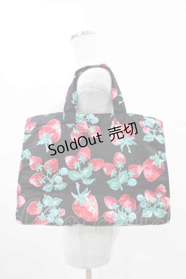 画像1: Jane Marple / ベリープリントのバッグ  ブラック H-26-02-14-1019-JM-BG-KB-ZH (1)