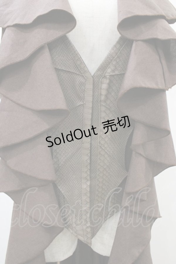 画像3: Fanplusfriend / フラッフィーベスト  ブラウン H-26-02-14-1022-GO-TO-KB-ZH (3)