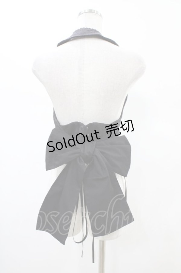 画像2: Sheglit / "Noble"ジャガードリボンベスト  ブラック H-26-02-14-1023-EL-TO-KB-ZH (2)