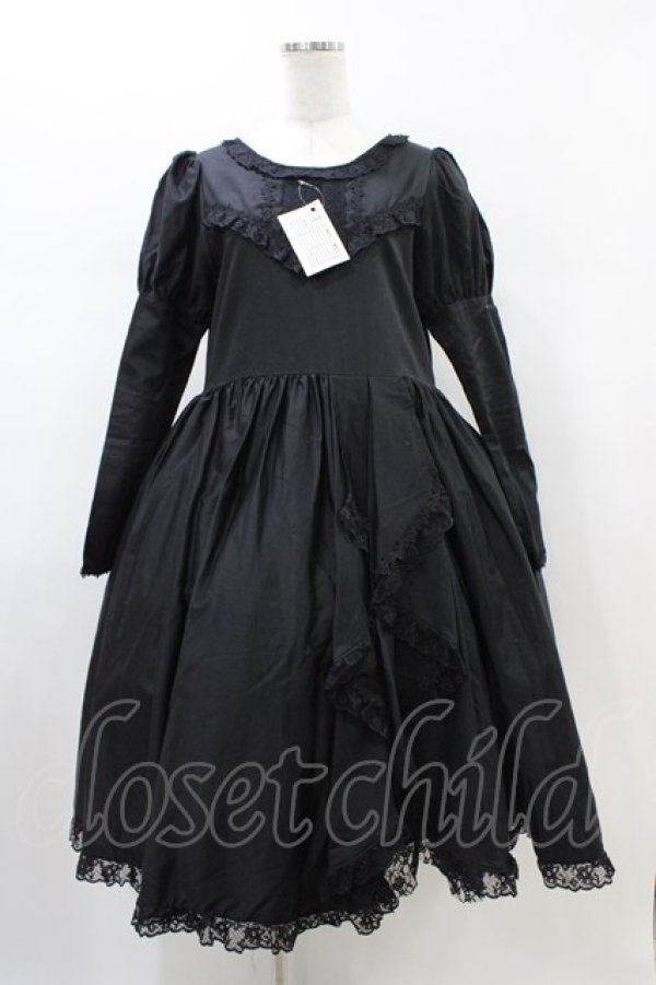画像1: marcHenTica / エーベル・マリアンヌワンピース Princess(フリー) ブラック H-26-02-14-1027-LO-SK-KB-ZH (1)