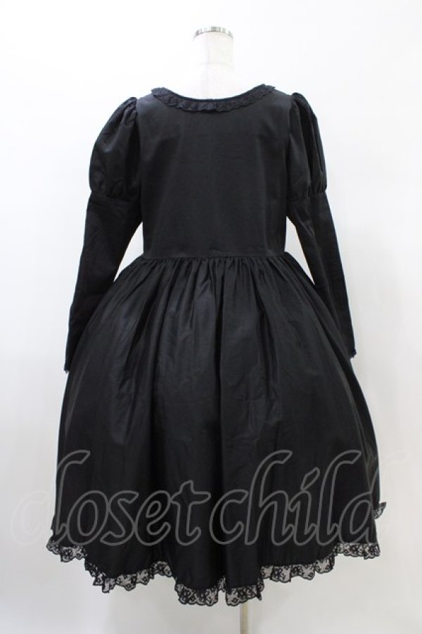 画像2: marcHenTica / エーベル・マリアンヌワンピース Princess(フリー) ブラック H-26-02-14-1027-LO-SK-KB-ZH (2)